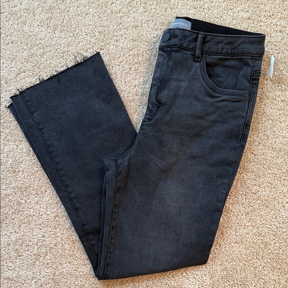 Wit & wisdom Bennett 'Ab'Solution Raw Hem High Waist Stretch Bootcut Jeans 12 - Picture 2 of 6
